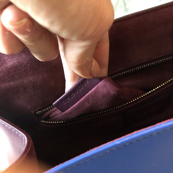 Bvlgari Bulgari Blue Two Tone Scaglie Handle Bag - Picture 6 of 8